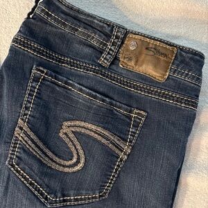 Silver Jeans Blue Denim with Signature Stitching